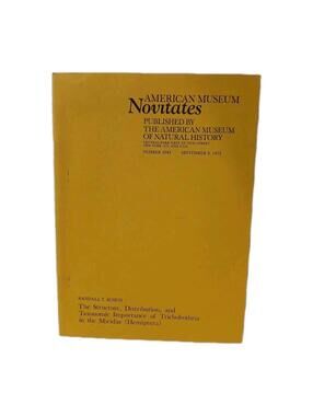 American museum novitates Sept 3 1975 American Museum Of Natural History #2585